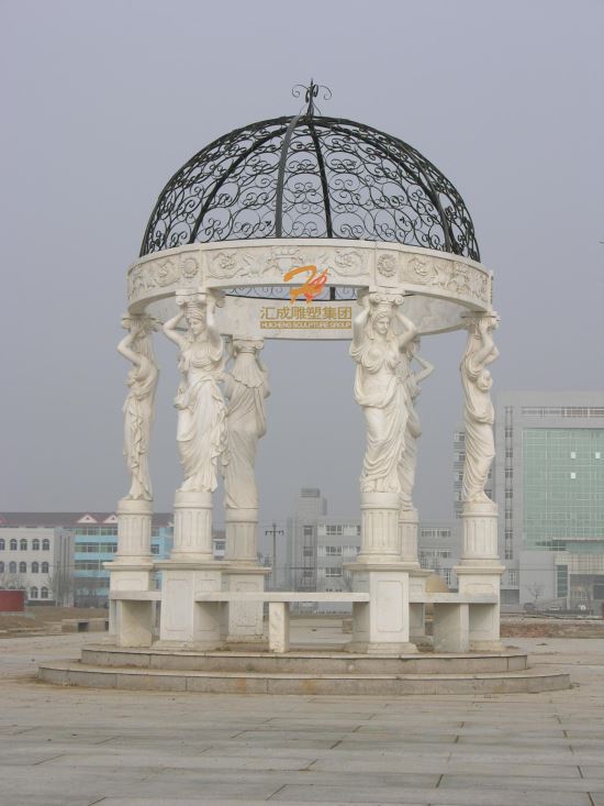 石雕涼亭